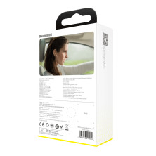 Бездротова Bluetooth гарнітура Baseus Encok Wirelless Earphones A05 + USB док-станція Рожевий
