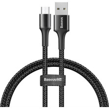 Кабель Baseus Halo Data Cable USB to Micro USB 2A 2m Чорний
