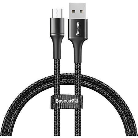 Кабель Baseus Halo Data Cable USB to Micro USB 2A 2m Чорний