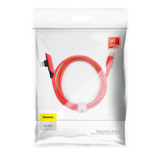 Кабель Baseus Colourful Elbow Type-C to Lightning PD 18W 2.4А 1.2m Красный