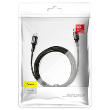Кабель Baseus Halo Data Cable Type-C to Type-C QC3.0+PD2.0 60W 20V 3А 2m Чорний