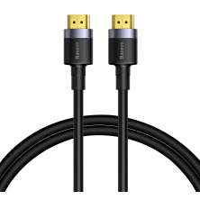 Кабель Baseus 4KHDMI Male to 4KHDMI Male Cafule Cable HDMI2.0 2m Чорний