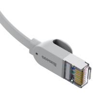 Кабель Baseus High Speed RJ45 Gigabit Network Cable Ethernet Плоский 1m Сірий