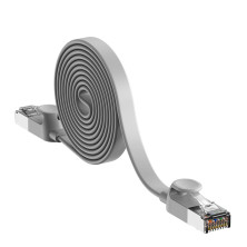 Кабель Baseus High Speed RJ45 Gigabit Network Cable Ethernet Плоский 1m Сірий