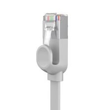 Кабель Baseus High Speed RJ45 Gigabit Network Cable Ethernet Плоский 1m Сірий