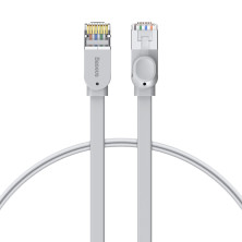 Кабель Baseus High Speed RJ45 Gigabit Network Cable Ethernet Плоский 1m Сірий
