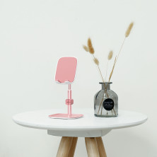 Тримач для телефону та планшета настільний Baseus Literary Youth Desktop Bracket Telescopic Золотисто-Рожевий