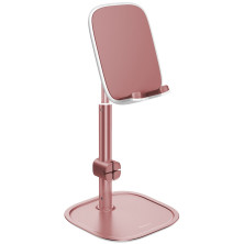Тримач для телефону та планшета настільний Baseus Literary Youth Desktop Bracket Telescopic Золотисто-Рожевий