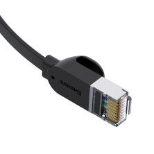 Кабель Baseus High Speed RJ45 Gigabit Network Cable Ethernet Плоский 1m Черный