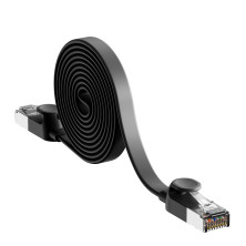 Кабель Baseus High Speed RJ45 Gigabit Network Cable Ethernet Плоский 0.5m Черный