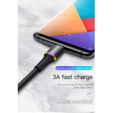 Кабель Baseus Halo Data Cable USB to Micro USB 2A 3m Чорний