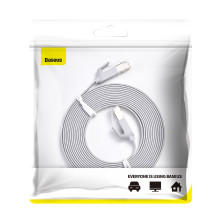 Кабель Baseus High Speed RJ45 Gigabit Network Cable Ethernet Плоский 3m Сірий
