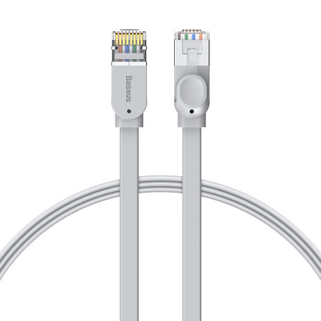 Кабель Baseus High Speed RJ45 Gigabit Network Cable Ethernet Плоский 3m Сірий