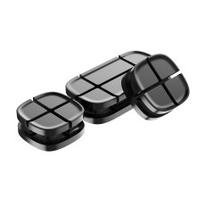 Органайзер для проводов Baseus Cross Peas Cable Clip Черный