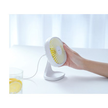 Вентилятор портативный BASEUS Pudding-Shaped Fan настольный Белый