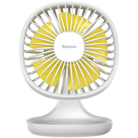Вентилятор портативный BASEUS Pudding-Shaped Fan настольный Белый