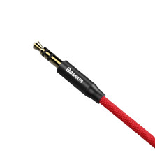 Аудіо-кабель Baseus Yiven AUX 3.5 to AUX 3.5 Audio Cable M30 1.5м Червоний