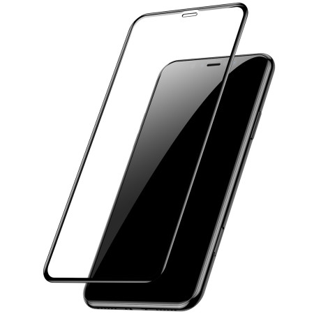 Защитное стекло Baseus для iPhone XR Full Coverage Curved Tempered Glass Protector 6.1inch Черный