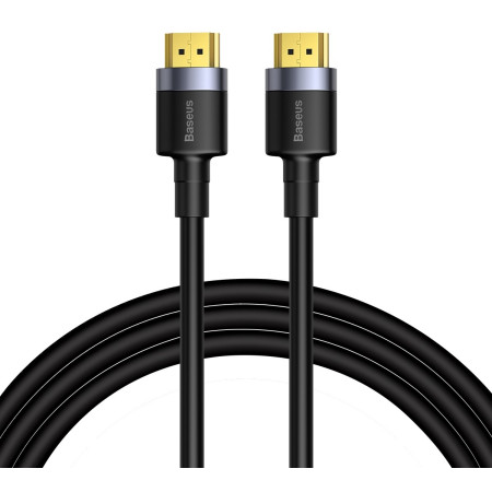 Кабель Baseus 4KHDMI Male to 4KHDMI Male Cafule Cable HDMI2.0 5m Черный