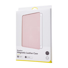 Чохол Baseus для iPad Pro 12.9" (2020) Simplism Magnetic Leather Case Рожевий