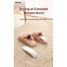 Електросушарка для взуття з таймером Baseus Foot Quick Heat Sterilization ShoeDryer Білий