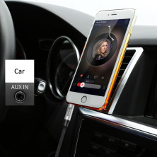 Аудіо-кабель Baseus Yiven AUX 3.5 to AUX 3.5 Audio Cable M30 1.5м Чорний