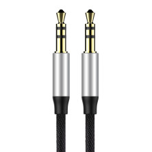 Аудіо-кабель Baseus Yiven AUX 3.5 to AUX 3.5 Audio Cable M30 1.5м Чорний