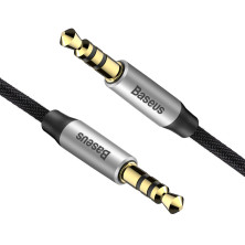 Аудіо-кабель Baseus Yiven AUX 3.5 to AUX 3.5 Audio Cable M30 1.5м Чорний