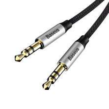 Аудіо-кабель Baseus Yiven AUX 3.5 to AUX 3.5 Audio Cable M30 1.5м Чорний