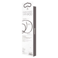 Аудіо-кабель Baseus Yiven AUX 3.5 to AUX 3.5 Audio Cable M30 1.5м Чорний