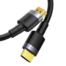 Кабель Baseus 4KHDMI Male to 4KHDMI Male Cafule Cable HDMI2.0 1m Чорний