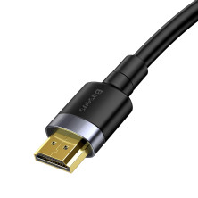 Кабель Baseus 4KHDMI Male to 4KHDMI Male Cafule Cable HDMI2.0 1m Чорний