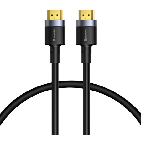 Кабель Baseus 4KHDMI Male to 4KHDMI Male Cafule Cable HDMI2.0 1m Чорний