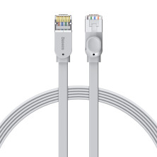 Кабель Baseus High Speed RJ45 Gigabit Network Cable Ethernet Плоский 5m Сірий