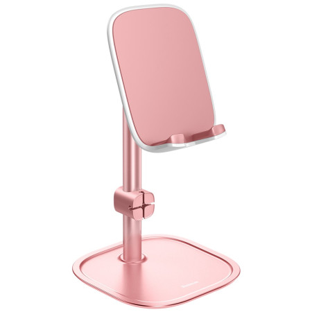 Держатель для телефона и планшета настольный Baseus Literary Youth Desktop Bracket Золотисто-Розовый