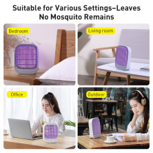Лампа уничтожитель насекомых Baseus Baijing Desktop Mosquito Lamp Белый
