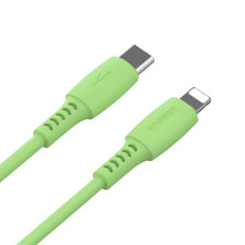 Кабель Baseus Colourful Cable Type-C to Lightning PD 18W 2.4А 1.2m Зеленый