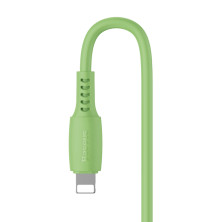 Кабель Baseus Colourful Cable Type-C to Lightning PD 18W 2.4А 1.2m Зеленый