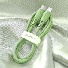 Кабель Baseus Colourful Cable Type-C to Lightning PD 18W 2.4А 1.2m Зеленый