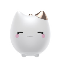 Нічний дитячий світильник Baseus Cute Series Kitty Silicone із вбудованим акуумулятором 1100 mAh Білий