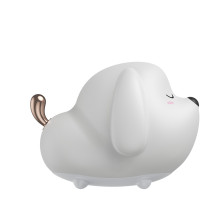 Ночной детский светильник Baseus Cute Series Doggie Silicone с встроенным акуумулятором 1100 mAh Белый