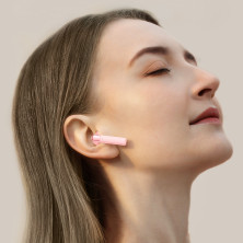Бездротові Bluetooth навушники Baseus Encok AirNora TWS W2 Рожевий