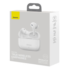 Бездротові навушники Bluetooth Baseus Encok True Wireless TWS Earphones W3 Білий