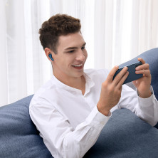 Бездротові Bluetooth навушники Baseus Encok SIMU TWS S1 Pro з функціями шумоподавлення ANC та бездротової зарядки Qi Синій