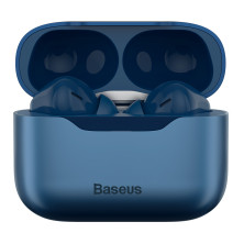 Бездротові Bluetooth навушники Baseus Encok SIMU TWS S1 Pro з функціями шумоподавлення ANC та бездротової зарядки Qi Синій