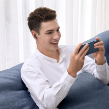 Бездротові Bluetooth навушники Baseus Encok SIMU TWS S1 Pro з функціями шумоподавлення ANC та бездротової зарядки Qi Чорний