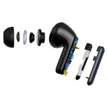 Бездротові Bluetooth навушники Baseus Encok SIMU TWS S1 Pro з функціями шумоподавлення ANC та бездротової зарядки Qi Чорний