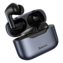 Бездротові Bluetooth навушники Baseus Encok SIMU TWS S1 Pro з функціями шумоподавлення ANC та бездротової зарядки Qi Чорний