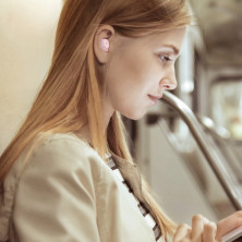 Бездротові Bluetooth навушники Baseus Encok TWS WM01 Рожевий