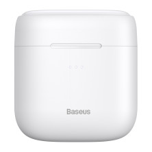 Бездротові Bluetooth навушники Baseus Encok TWS W06 з функцією бездротової зарядки Qi Білий